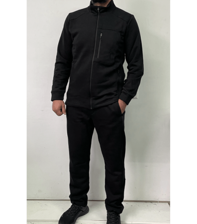 Теплый мужской спортивный костюм больших размеров