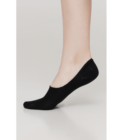 Женские хлопковые подследники черные