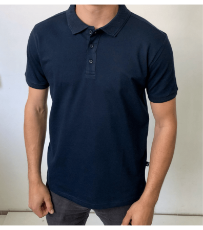 Однотонна футболка поло