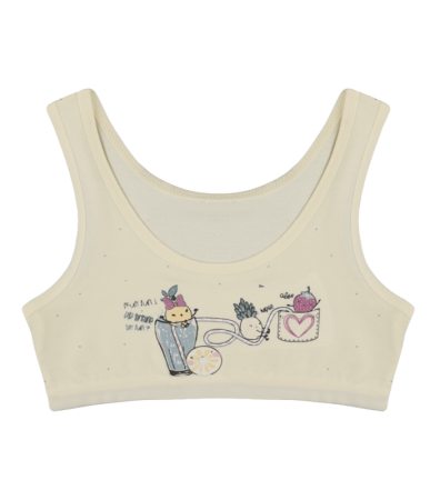 Топ для девочки с принтом Coctail