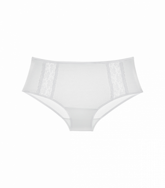 Ажурные белые трусы большого размера