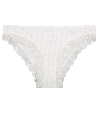 Ажурні труси сліпи з малюнком крапки