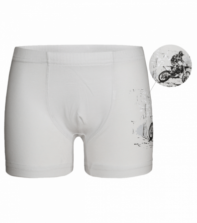 Детские трусы боксеры для мальчика с принтом Мото