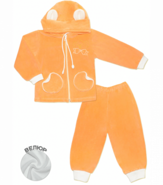 Детские велюровый костюм