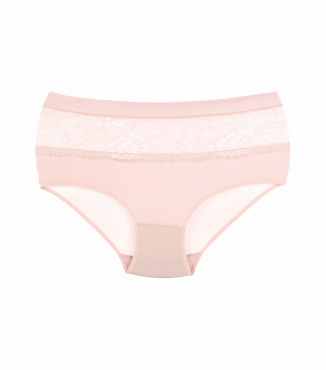 Одонотонні труси великого розміру з мереживом