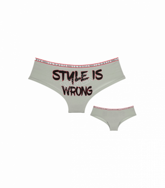 Труси шортики Donella з принтом Style is Wrong