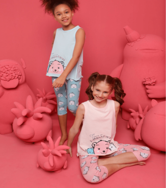 Пижама для девочки карпи