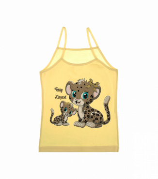 Дитяча майка для дівчаток з принтом