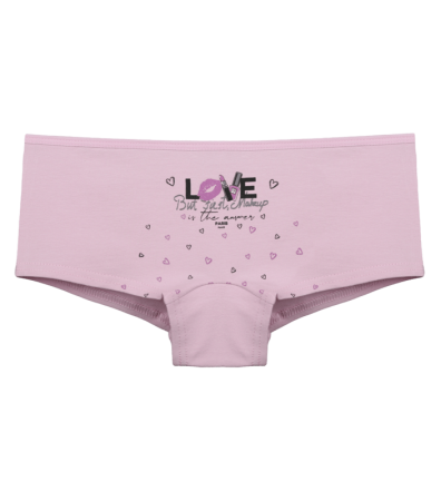 Підліткові труси шортики з принтом LOVE для дівчинки