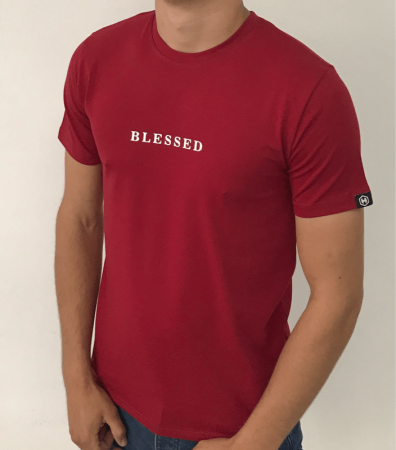 Чоловіча футболка з написом BLESSED