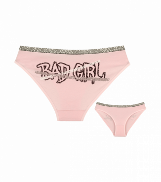 Жіночі трусики з принтом Bad Girl