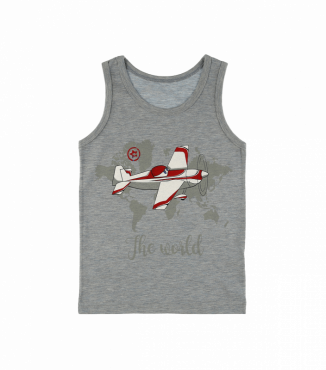 Детская майка для мальчика принтом