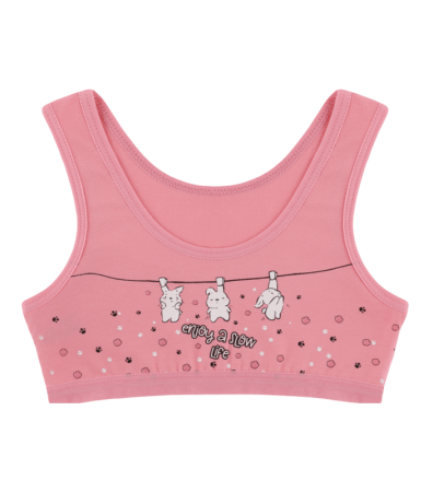 Топ для девочки с принтом Enjoy a Slow Life