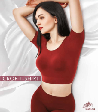 Жіноча футболка топ із мікрофібри з коротким рукавом