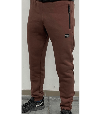 Теплі спортивні штани на манжетах великих розмірів