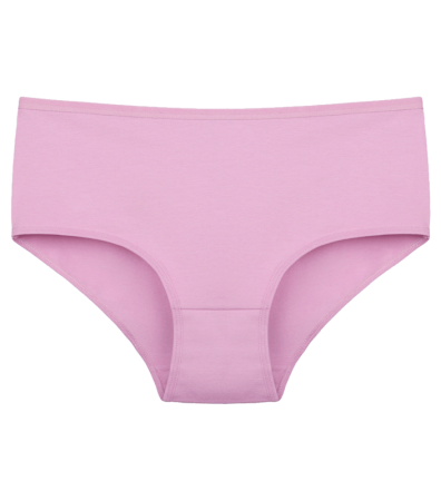 Женские однотонные трусы большого размера