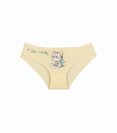 Труси сліпи для дівчинки з принтом Котик
