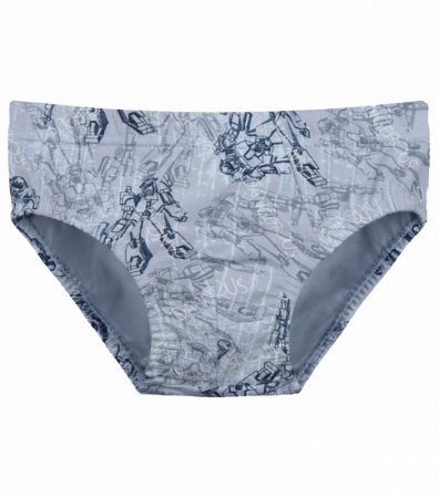 Детские трусы плавки с рисунком робот