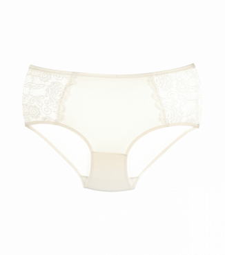 Однотонные ажурные женские трусы
