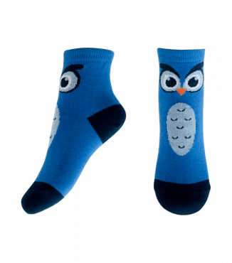 Дитячі шкарпетки з малюнком сови