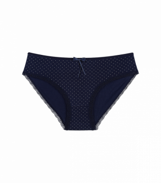 Женские трусики слипы с кружевом