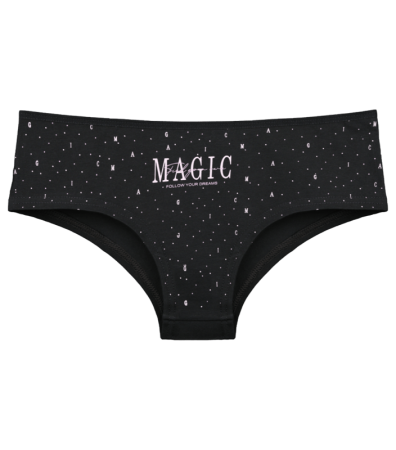 Женские трусы шортики с принтом MAGIC