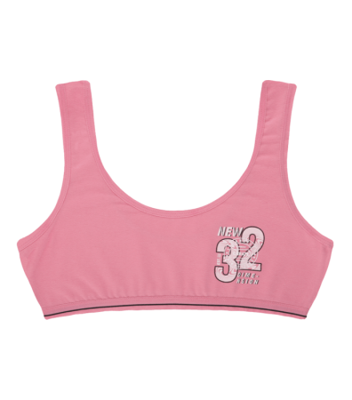 Підлітковий топ з принтом 32 на широких бретельках