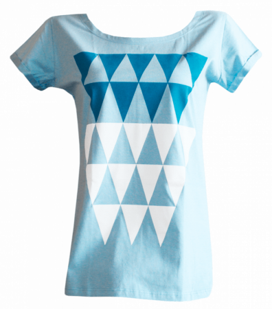 Футболка женская с принтом Треугольник