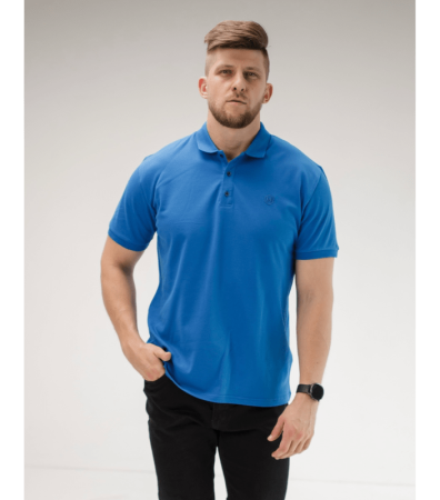 Однотонне чоловіче поло у великих розмірах