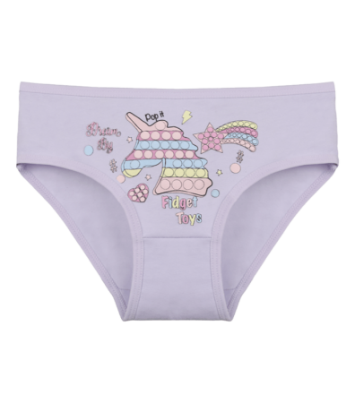 Трусы слипы для девочки с принтом Pop it