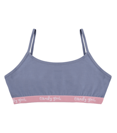 Підлітковий топ на тонких бретельках із написом Candy Girl