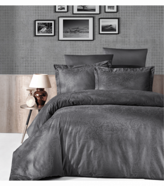 Комплект постельного белья Jacquard Satin Dark Series First Choice