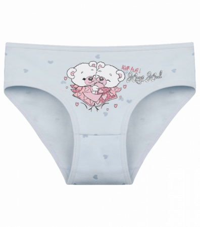 Детские слипы для девочки с принтом Bear Hug