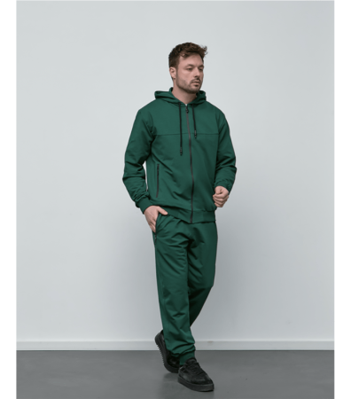 Спортивный костюм на молнии с капюшоном