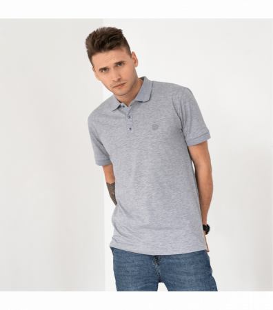 Однотонна футболка чоловіча поло