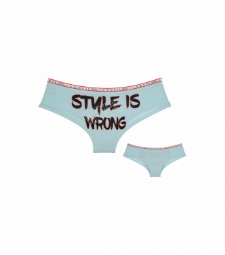 Труси шортики Donella з принтом Style is Wrong