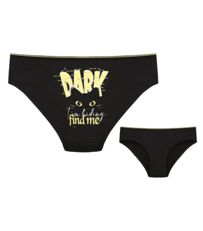 Труси підліткові сліпи для дівчинки з принтом DARK