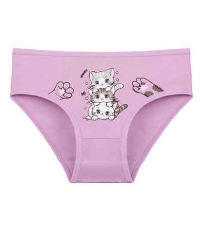 Труси сліпи для дівчинки з принтом Кошенята