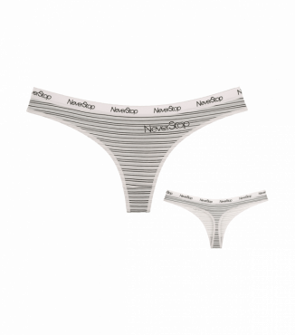 Труси жіночі стрінги з малюнком Смужка